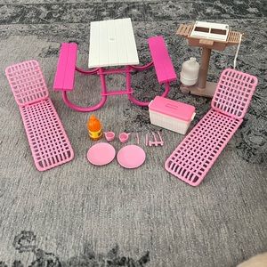 Vintage Barbie picnic set 1992